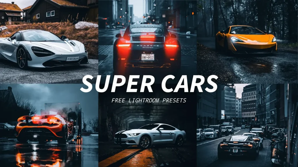 super cars lightroom preset